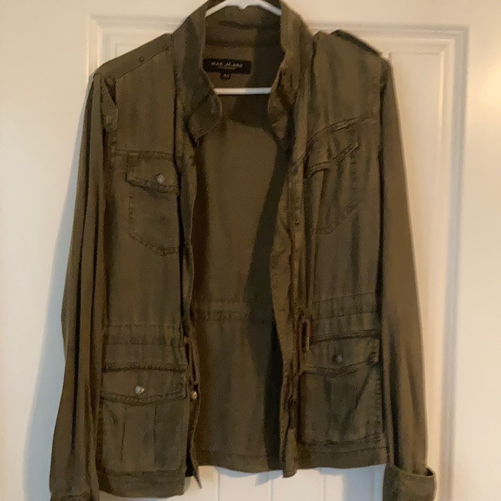 Max Jean army green jacket